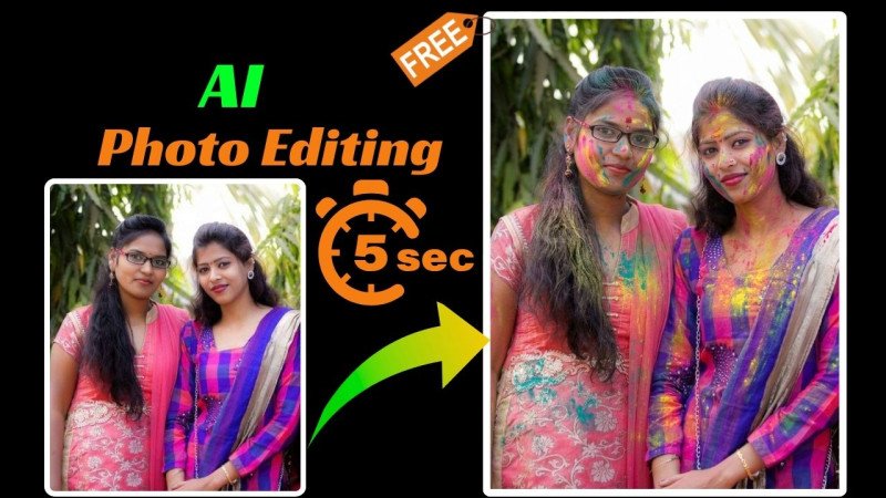 Add Natural Holi Gulal to Your Photo (or Group Pic) in Seconds
